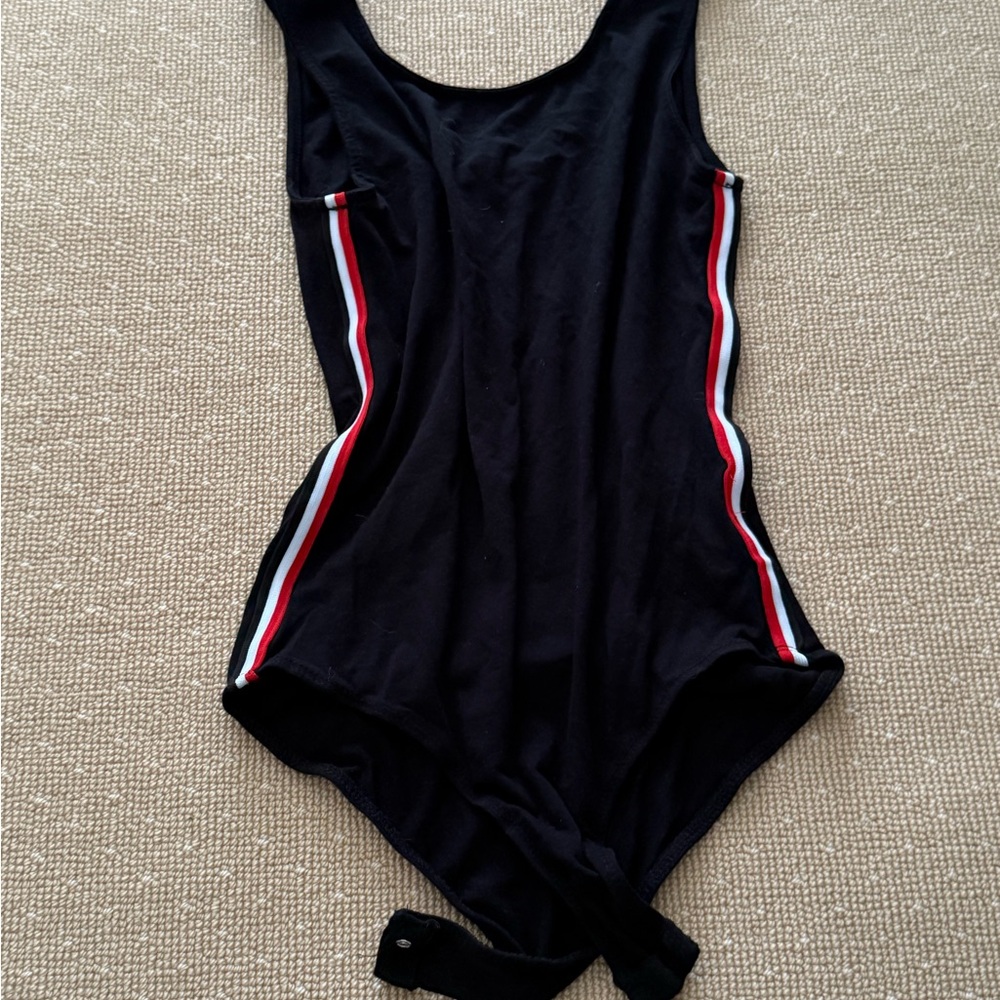 Sporty Stripe Bodysuit Size S